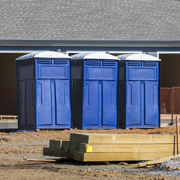 is there a specific order in which to place multiple portable toilets in Fingal